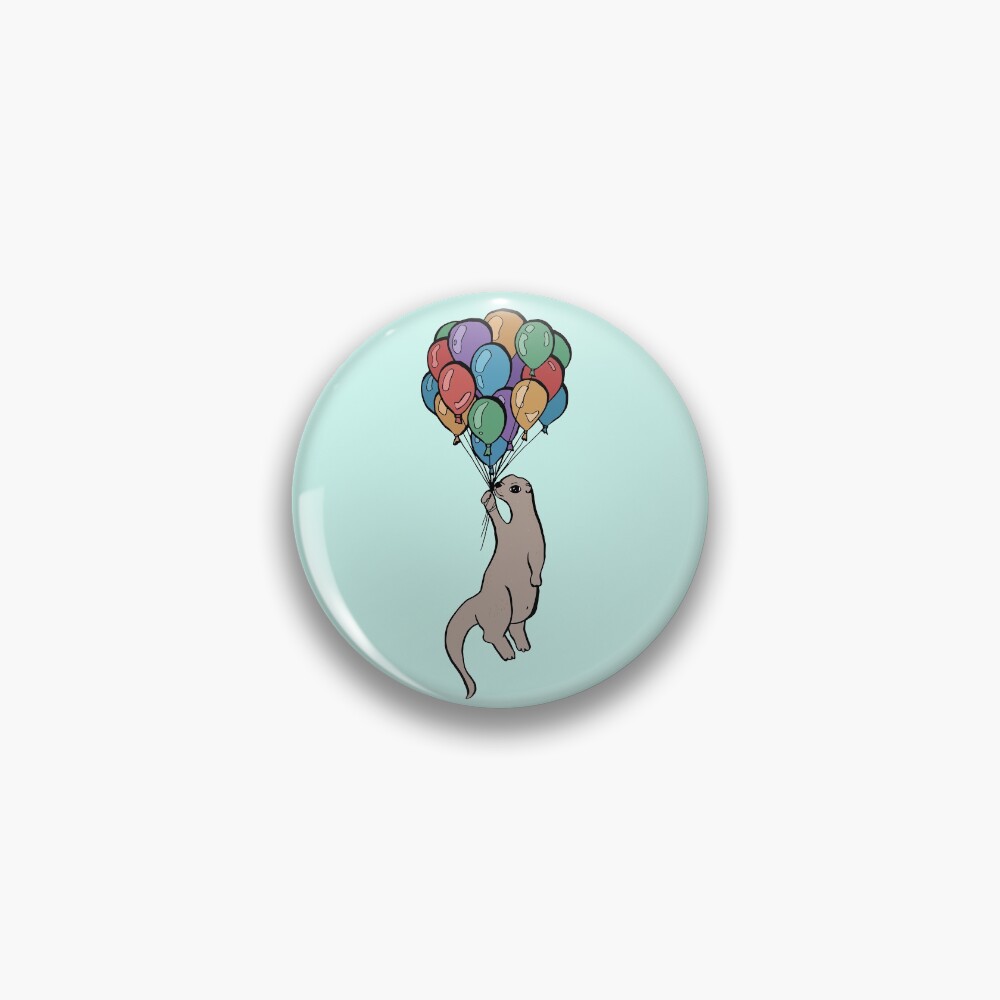 A Hot Otter Balloon Ride Pin