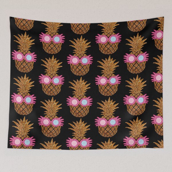 Item preview, Luna Glasses Pineapple - Summer Beach Pineapple designed and sold by mydoodlesateme.