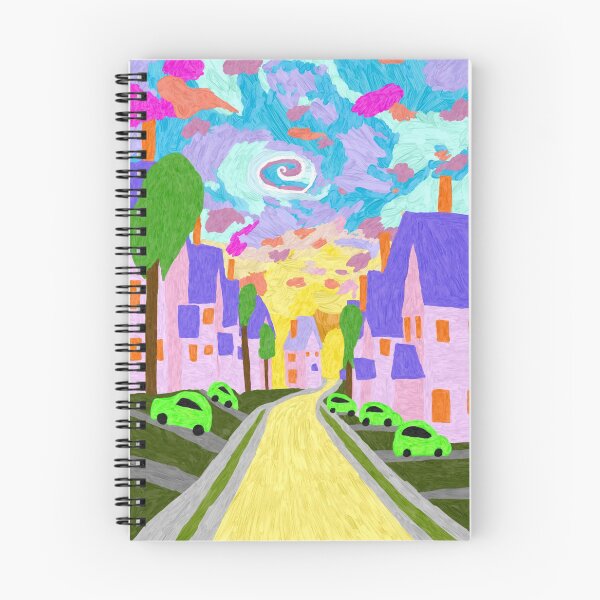 Item preview, Colourful town designed and sold by ThatsPlenty.