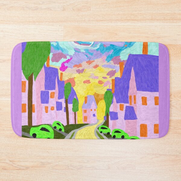 Item preview, Colourful town designed and sold by ThatsPlenty.