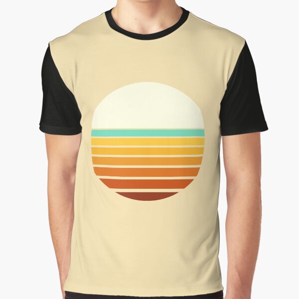 Minimalist Retro Sun 60s 70s Vaporwave Aesthetic