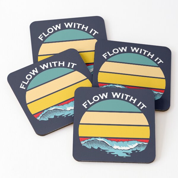 Item preview, Flow With It - Surfing Design designed and sold by CoolSilhouettes.