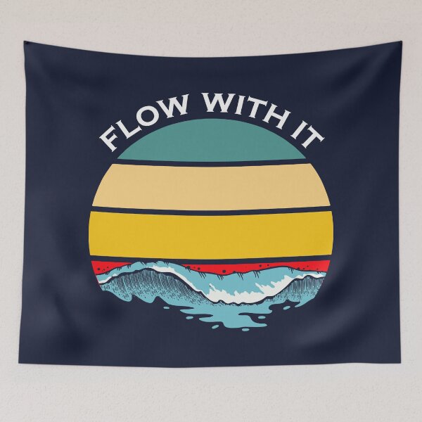 Item preview, Flow With It - Surfing Design designed and sold by CoolSilhouettes.