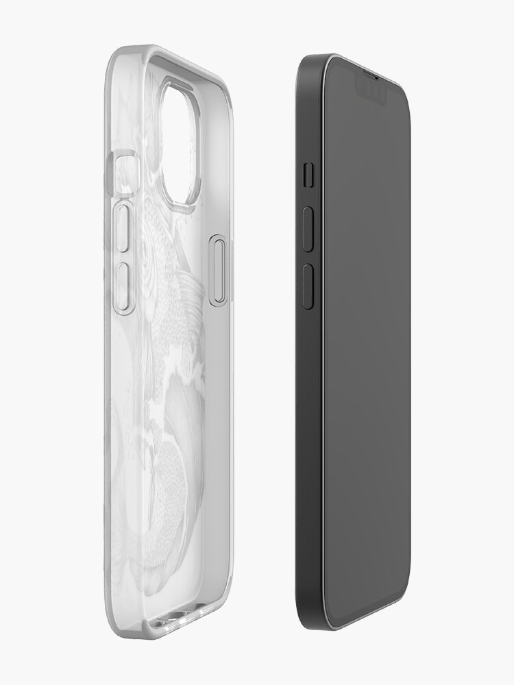 Alternate view of Koi in Graphite iPhone Case