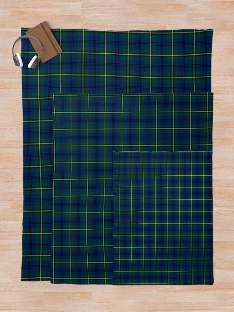 "Clan Johnstone Tartan" Throw Blanket for Sale by plaidwerx Redbubble