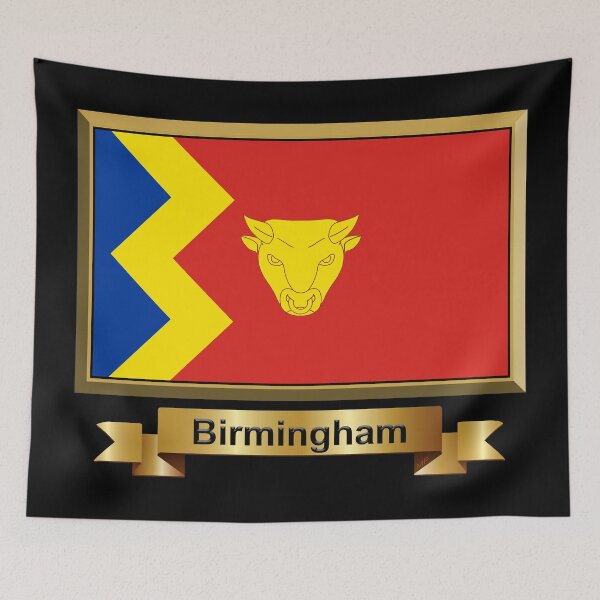 Item preview, Birmingham Flag Stickers, Gifts & Products (N) designed and sold by mpodger.