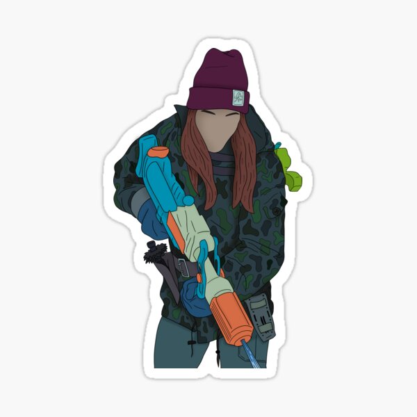 Pistolet à eau Nicole Haught Sticker