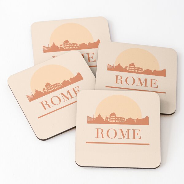 Artikelvorschau, ROME ITALY CITY SUN SKYLINE EARTH TONES entworfen und verkauft von deificusArt.