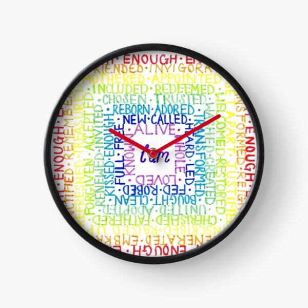 I am enough Clock