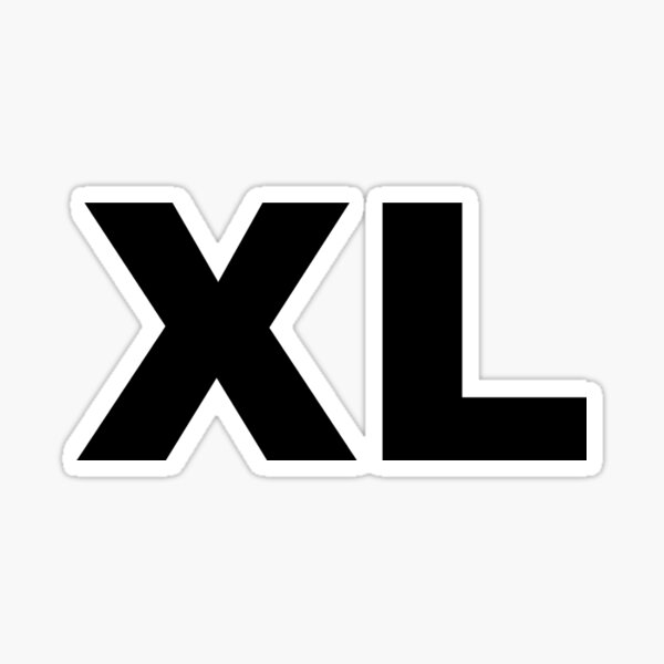 "Extra Large" Sticker for Sale by sweetsixty Redbubble
