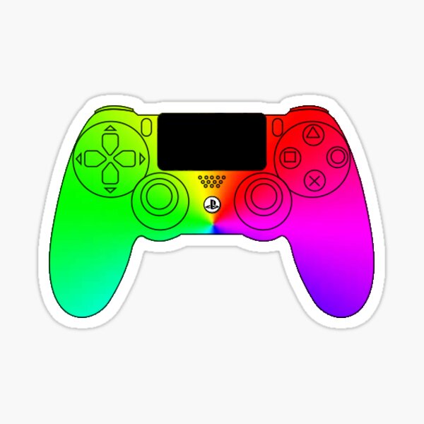 rgb ps4 controller Sticker