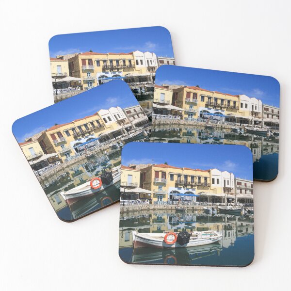Item preview, Rethymnon harbour in Crete designed and sold by Tina  Townhill.