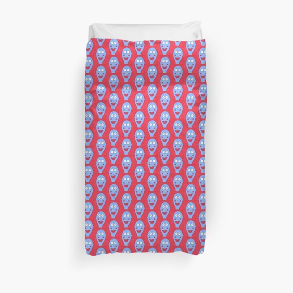 Blue and Red Man Duvet Cover