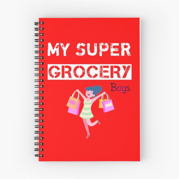 Item preview, MY SUPER GROCERY BAG Tote Bag,bag for life designed and sold by Essakhi12.