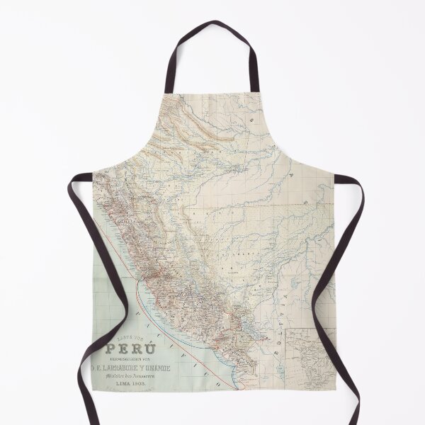 Item preview, Vintage Map of Peru (1903) designed and sold by BravuraMedia.