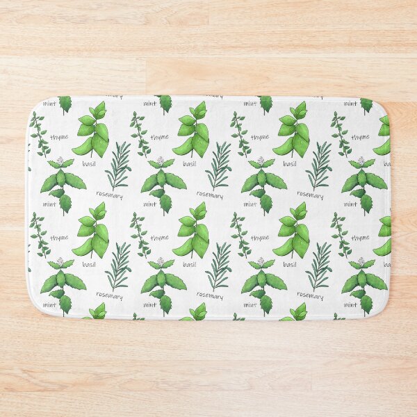 Item preview, Herbs Pattern designed and sold by GrousyGirl.