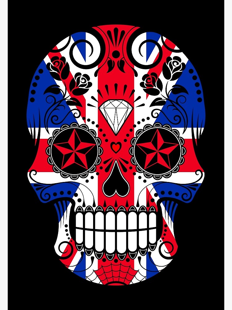 Chaotic Argentine Flag Splatter Skull Poster for Sale by jeff bartels