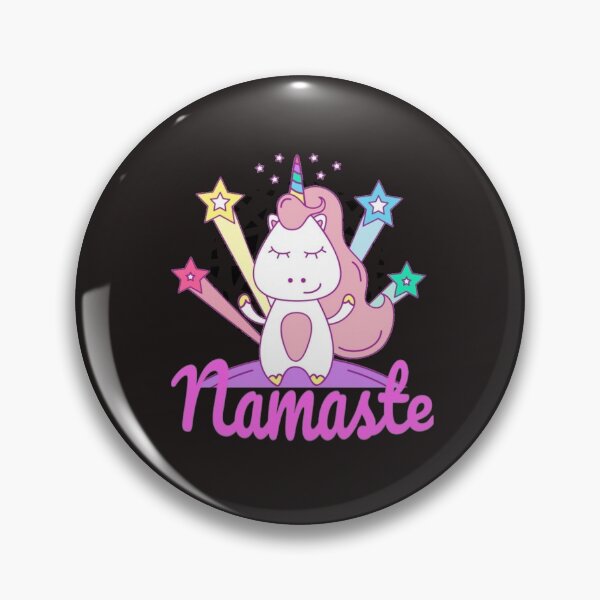Item preview, Cute Namaste Unicorn Tee for Kids - Girls Yoga T-shirt designed and sold by Zavola.