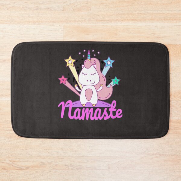 Item preview, Cute Namaste Unicorn Tee for Kids - Girls Yoga T-shirt designed and sold by Zavola.