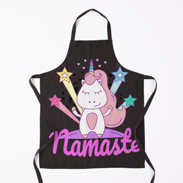Item preview, Cute Namaste Unicorn Tee for Kids - Girls Yoga T-shirt designed and sold by Zavola.