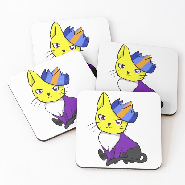 Item preview, Non-Binary Multigender Pride Cat designed and sold by LunarDoodles.