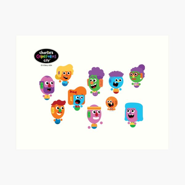Charlies Colorforms City Art Prints | Redbubble
