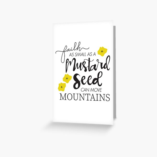 Item preview, Mustard Seed Faith Matthew 17:20 designed and sold by laurensorine.