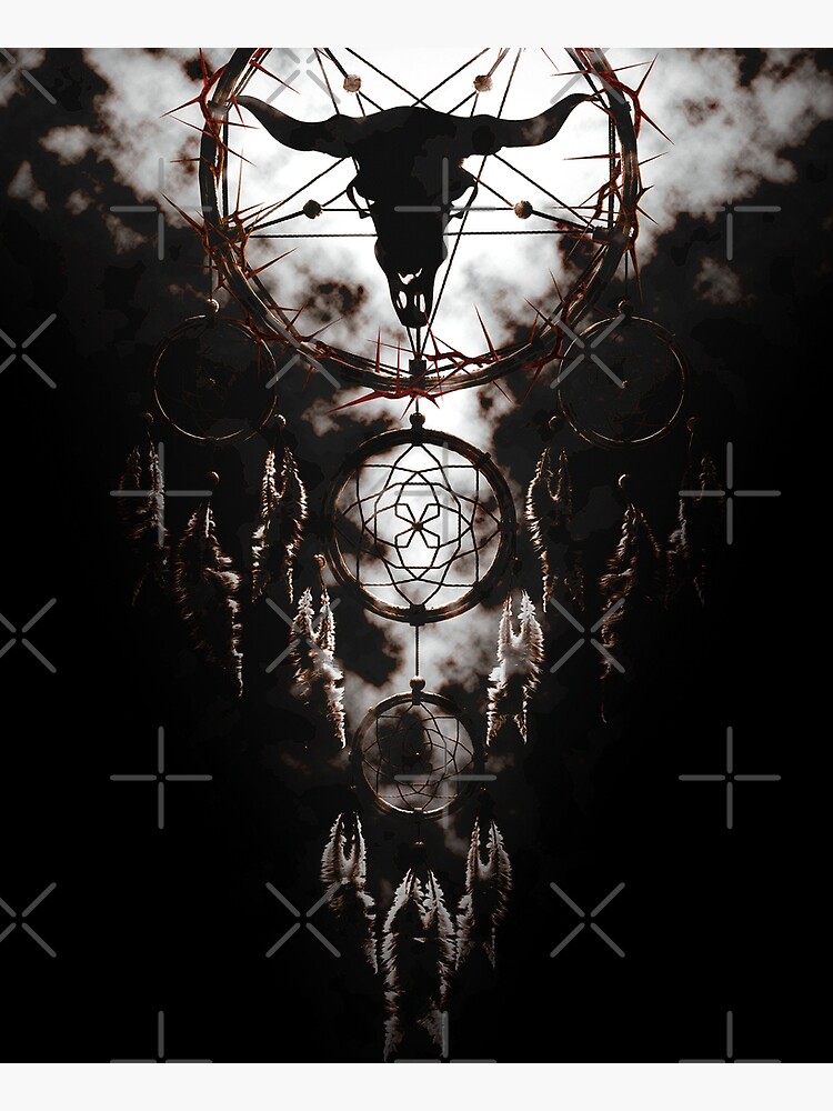 Summoning circle pentagram - Dreamcatcher by cglightNing