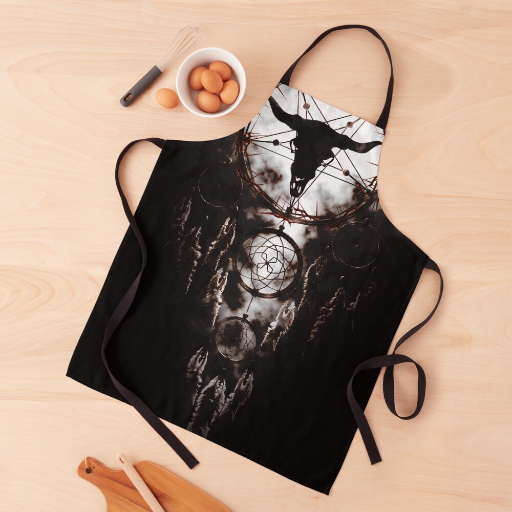 Summoning circle pentagram - Dreamcatcher Apron