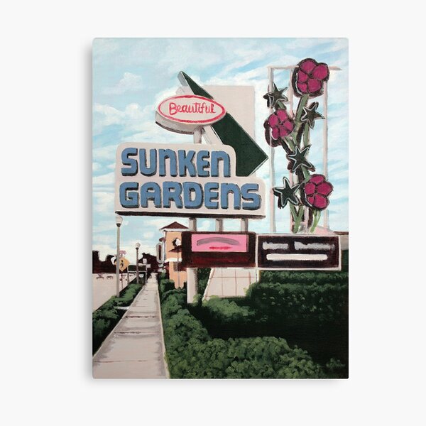 Sunken Gardens Canvas Print