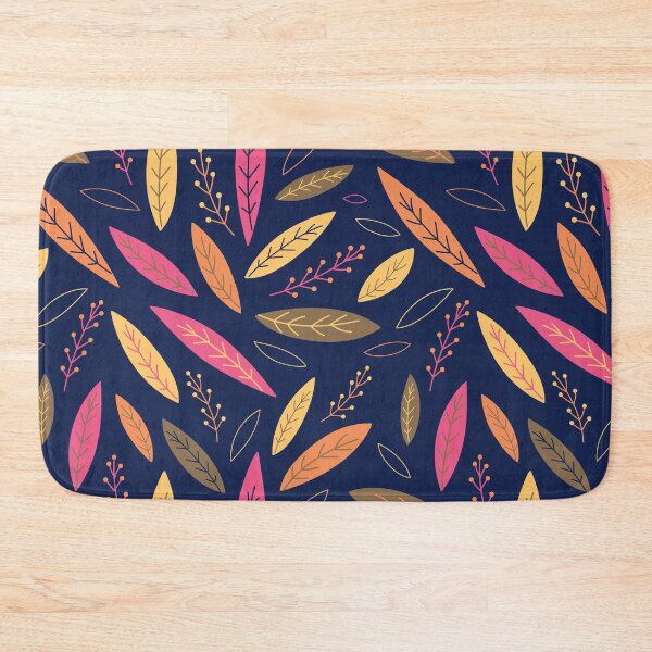 Item preview, Funny falling autumn leaves - blue designed and sold by serkat.