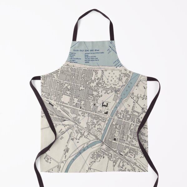 Item preview, Vintage Map of Pescara Italy (1944) designed and sold by BravuraMedia.