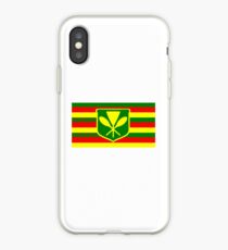 Kanaka Maoli - Native Hawaiian Flag iPhone Case