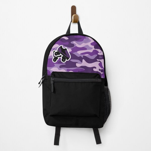 Item preview, CAMO Purple Low Top Roller Skate Design designed and sold by Choopy Clothing.