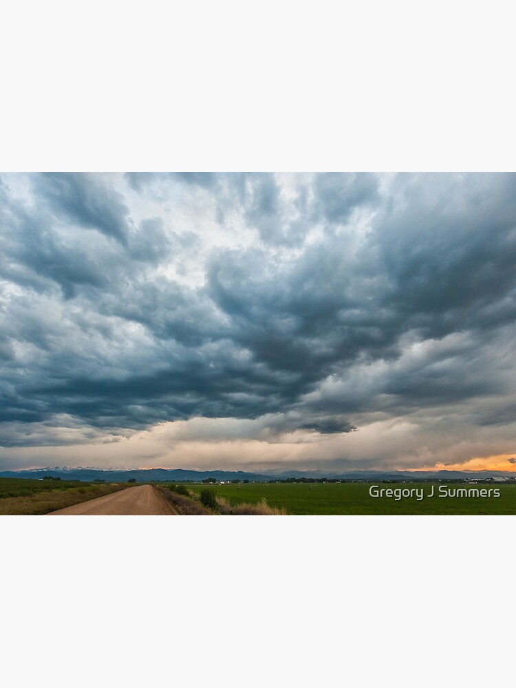 Storm Clouds on The Road Home by nikongreg