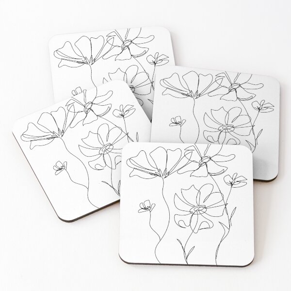Item preview, floral (black) designed and sold by Joyce Song.