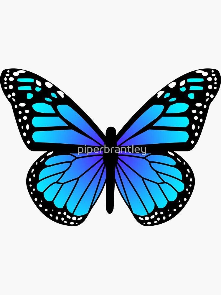 Purple Butterfly Sticker for Sale by piperbrantley  Butterfly art,  Butterfly art painting, Butterfly wallpaper