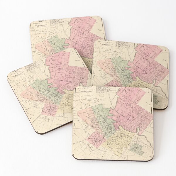 Item preview, Vintage Map of Petaluma CA (1877) designed and sold by BravuraMedia.