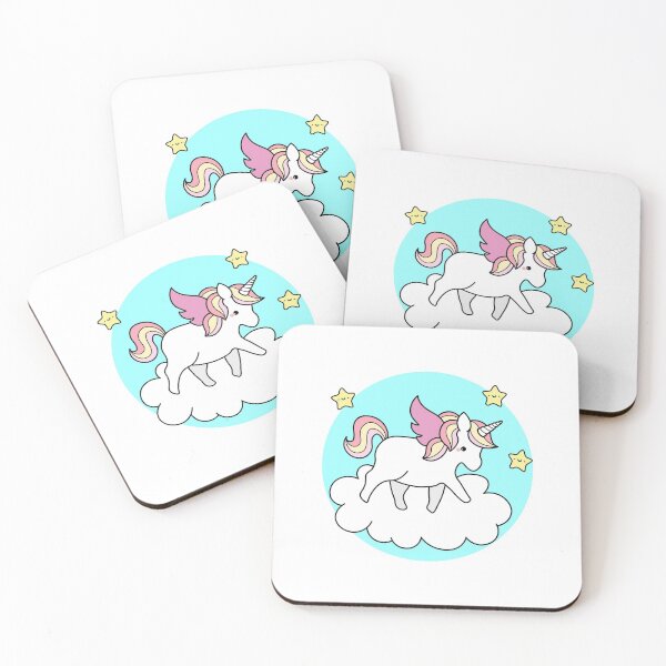 Item preview, Kawaii Unicorn Clipart designed and sold by AutonomousN.