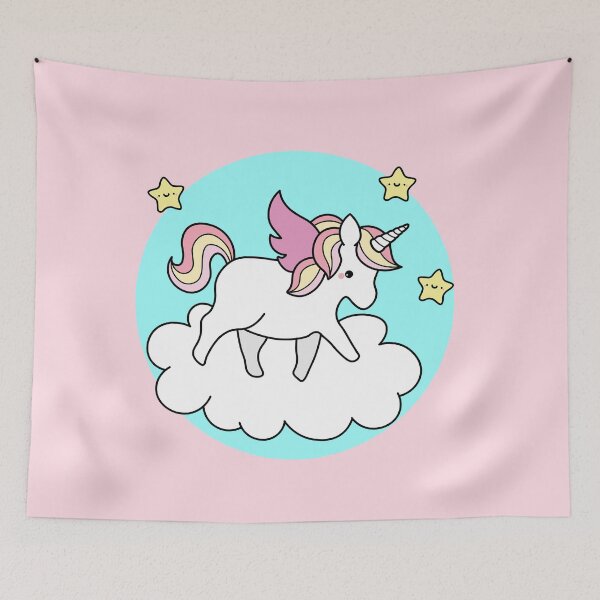 Item preview, Kawaii Unicorn Clipart designed and sold by AutonomousN.
