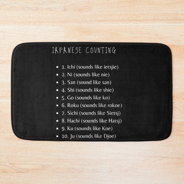 Item preview, japanese counting designed and sold by Keanu Van lierop.