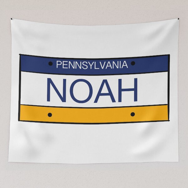 Item preview, Pennsylvania License Plate Name Noah designed and sold by LinhlyHarwell13.