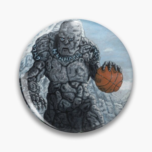 Item preview, Stone Golem Playing Basketball Fantasy Artwork designed and sold by HelmsArt.