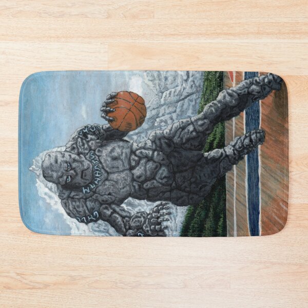 Item preview, Stone Golem Playing Basketball Fantasy Artwork designed and sold by HelmsArt.