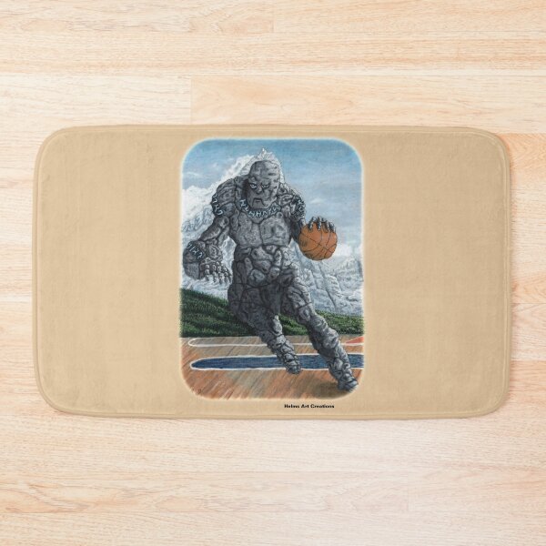 Item preview, Rock Golem Playing Basketball Fantasy Art designed and sold by HelmsArt.