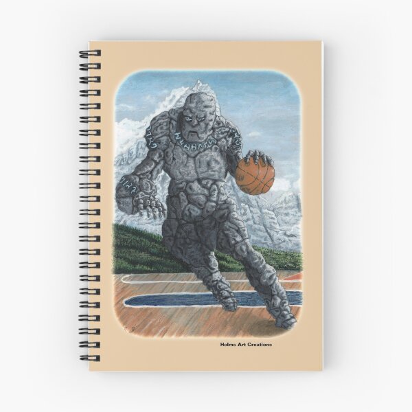 Item preview, Rock Golem Playing Basketball Fantasy Art designed and sold by HelmsArt.