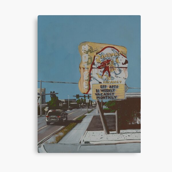 Sandman Motel Canvas Print