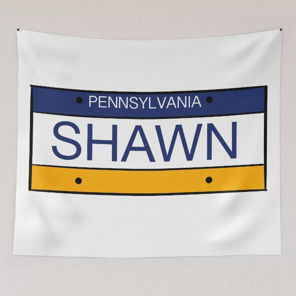 Artikelvorschau, Pennsylvania Kennzeichen Name Shawn entworfen und verkauft von LinhlyHarwell13.