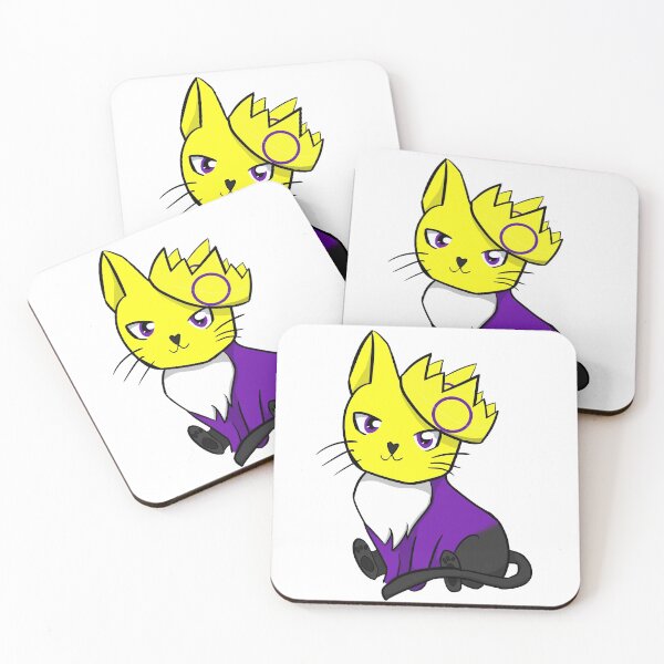Item preview, Non-Binary Intersex Pride Cat designed and sold by LunarDoodles.