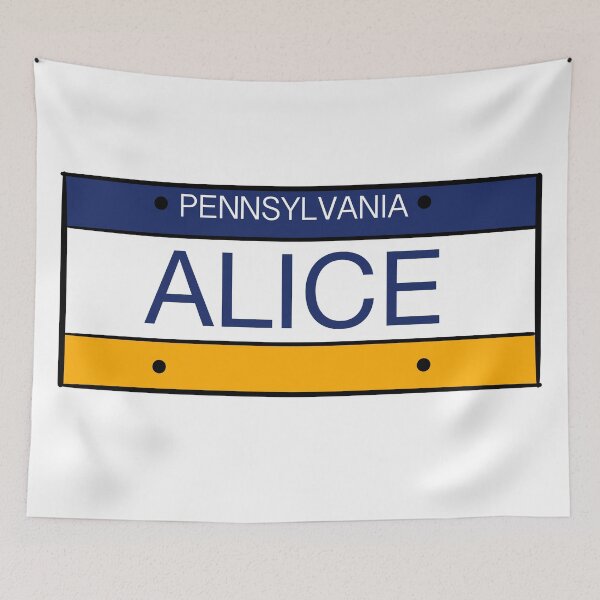 Item preview, Pennsylvania License Plate Name Alice designed and sold by LinhlyHarwell13.